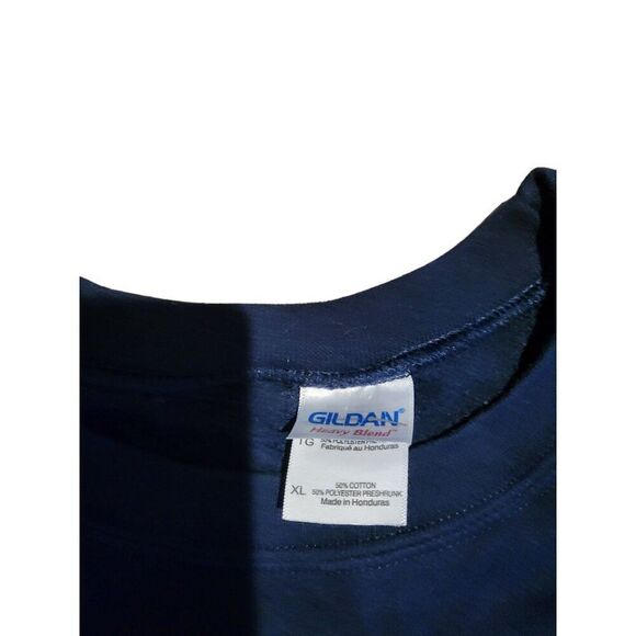 Denver Broncos Sweatshirt Men Sz XL Gildan Keep Calm and Listen For Omaha Sports - Picture 6 of 6